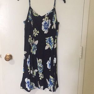 Navy Blue Floral Dress Old Navy